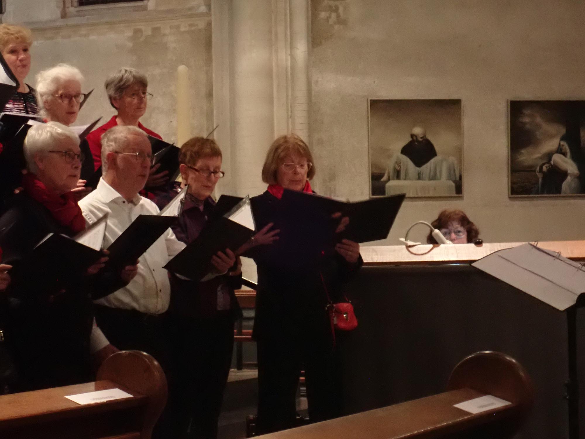 Kerstconcert in de kerk van ulvenhout in 19-12-2025.