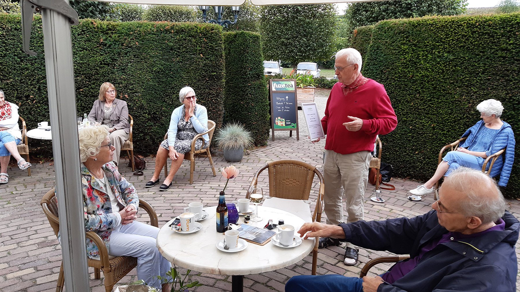 Afscheid Sjaak van der Veeken 29-08-2020.