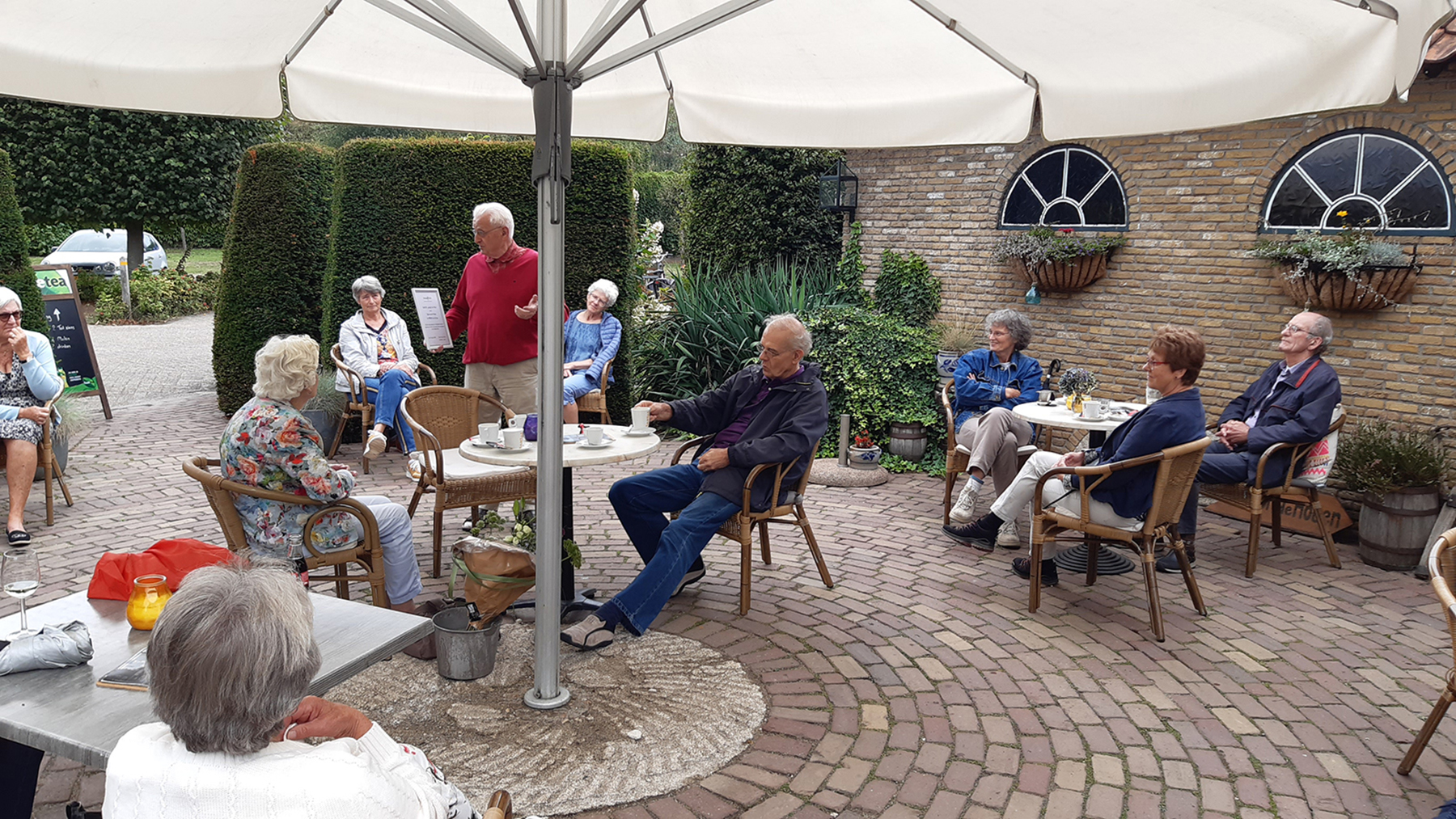 Afscheid Sjaak van der Veeken 29-08-2020.